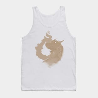 Dragon and Flame-Brown Version Tank Top